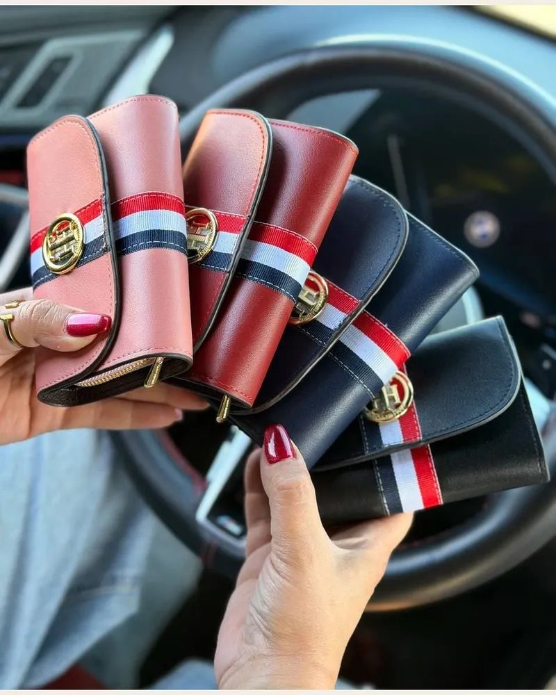 محفظة صغيرة بشريط مقلم 6
