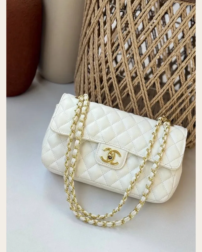 شنطة كتف مبطنة بسلسلة ذهبية 1