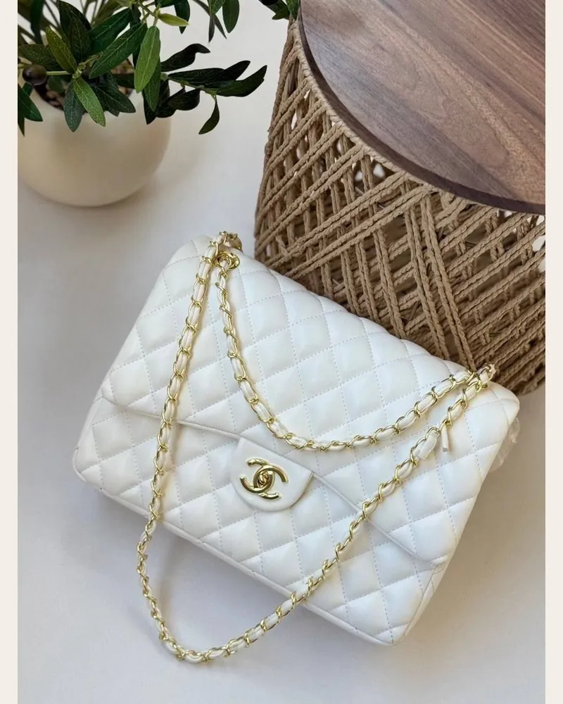 شنطة كتف مبطنة بسلسلة ذهبية 3