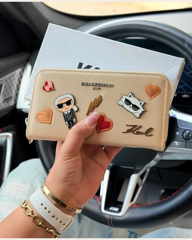 محفظة بسوستة دائرية ورسومات مزخرفة 2