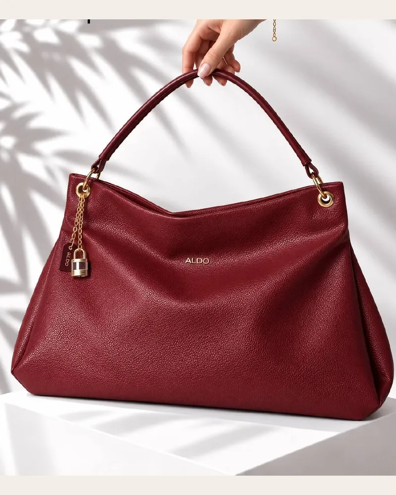شنطة كتف بملمس جلدي محبب 6