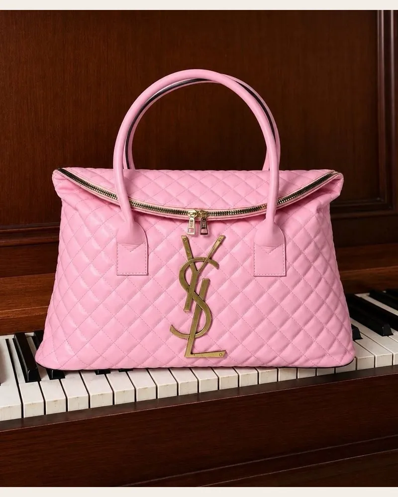 Quilted handbag with zip top 3